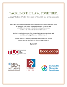 Cover of Tackling the Law, Together: Legal Guide to Worker Co-Ops